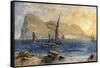 Gibraltar-Edward Whymper-Framed Stretched Canvas