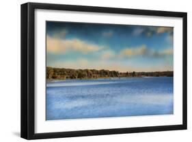 Gibson County Lake in Fall-Jai Johnson-Framed Giclee Print