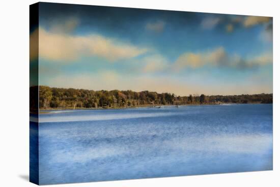 Gibson County Lake in Fall-Jai Johnson-Stretched Canvas