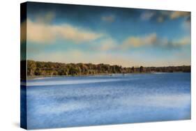 Gibson County Lake in Fall-Jai Johnson-Stretched Canvas