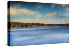 Gibson County Lake in Fall-Jai Johnson-Stretched Canvas