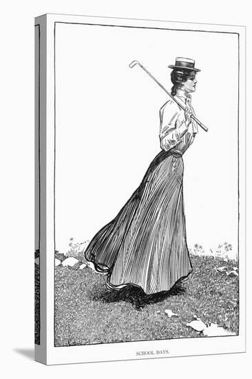 Gibson Girl, 1899-Charles Dana Gibson-Stretched Canvas