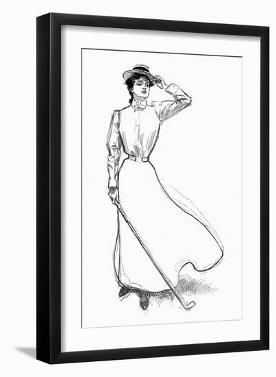 Gibson Girl, 1899-Charles Dana Gibson-Framed Giclee Print