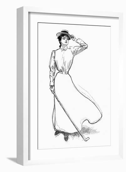 Gibson Girl, 1899-Charles Dana Gibson-Framed Giclee Print