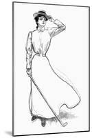 Gibson Girl, 1899-Charles Dana Gibson-Mounted Giclee Print