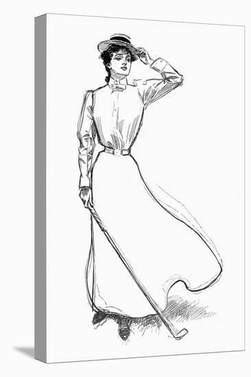 Gibson Girl, 1899-Charles Dana Gibson-Stretched Canvas