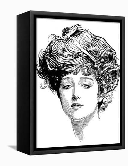 Gibson Girl, 1900-Charles Dana Gibson-Framed Stretched Canvas
