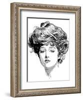 Gibson Girl, 1900-Charles Dana Gibson-Framed Giclee Print