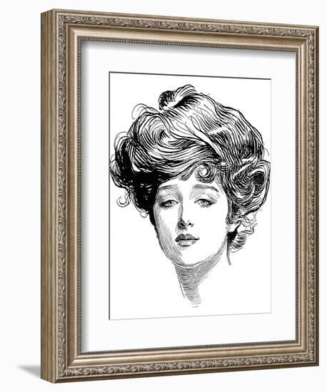 Gibson Girl, 1900-Charles Dana Gibson-Framed Giclee Print