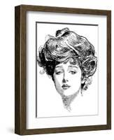 Gibson Girl, 1900-Charles Dana Gibson-Framed Giclee Print