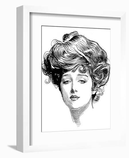 Gibson Girl, 1900-Charles Dana Gibson-Framed Giclee Print