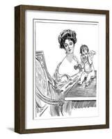 Gibson Girl, 1901-Charles Dana Gibson-Framed Giclee Print