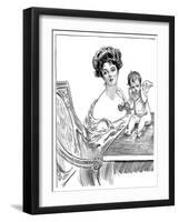 Gibson Girl, 1901-Charles Dana Gibson-Framed Giclee Print