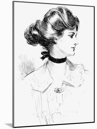 Gibson Girl, 1905-Charles Dana Gibson-Mounted Giclee Print