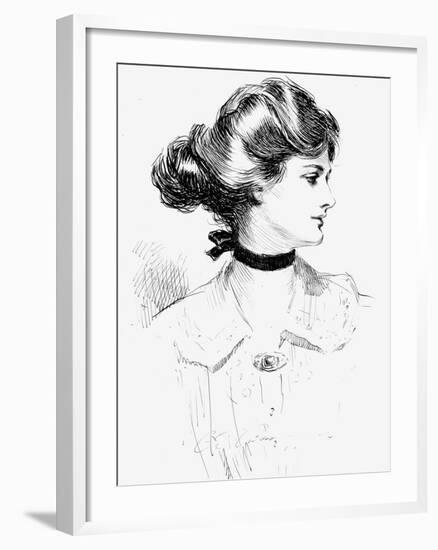 Gibson Girl, 1905-Charles Dana Gibson-Framed Giclee Print