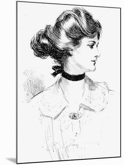 Gibson Girl, 1905-Charles Dana Gibson-Mounted Giclee Print