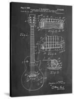 Gibson Les Paul Guitar Patent-Cole Borders-Stretched Canvas