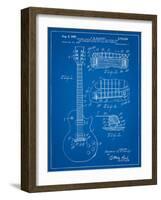 Gibson Les Paul Guitar Patent-Cole Borders-Framed Art Print