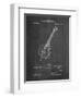 Gibson Mandolin Bridge Patent-Cole Borders-Framed Art Print