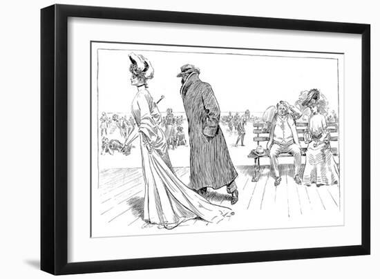 Gibson: The Weaker Sex VI-Charles Dana Gibson-Framed Giclee Print