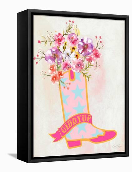 Giddyap Cowgirl I-Stella Chang-Framed Stretched Canvas