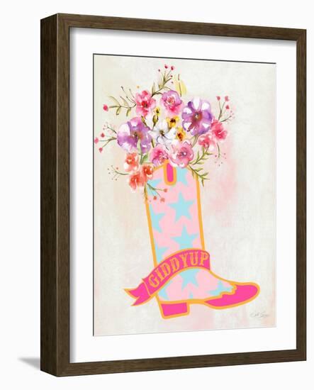 Giddyap Cowgirl I-Stella Chang-Framed Art Print