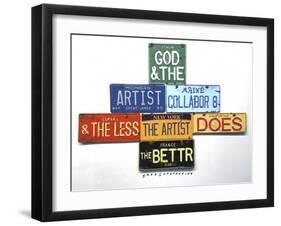 Gide God And Artist-Gregory Constantine-Framed Giclee Print