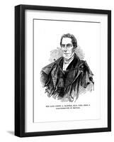 Gideon Algernon Mantell, English Geologist, 1852-null-Framed Premium Giclee Print