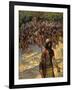 'Gideon asks for bread for men of Succoth' - Bible-James Jacques Joseph Tissot-Framed Giclee Print