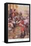 Gideon Chooses His Army-Arthur A. Dixon-Framed Stretched Canvas