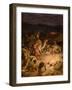 Gideon in the camp of the Midianites - Bible-William Brassey Hole-Framed Giclee Print