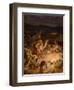 Gideon in the camp of the Midianites - Bible-William Brassey Hole-Framed Premium Giclee Print