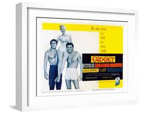 Gidget, Cliff Robertson, Sandra Dee, James Darren, 1959-null-Framed Photo