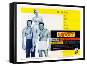 Gidget, Cliff Robertson, Sandra Dee, James Darren, 1959-null-Framed Stretched Canvas