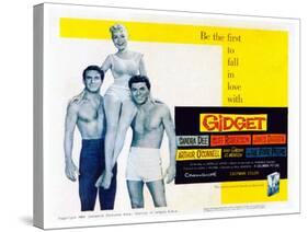 Gidget, Cliff Robertson, Sandra Dee, James Darren, 1959-null-Stretched Canvas