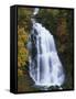 Giessbach Waterfall in Autumn in the Bernese Oberland, Switzerland, Europe-null-Framed Stretched Canvas