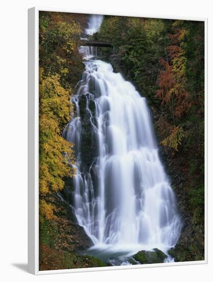 Giessbach Waterfall in Autumn in the Bernese Oberland, Switzerland, Europe-null-Framed Photographic Print