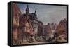 'Giessen on the Lahn', c1874-William Callow-Framed Stretched Canvas