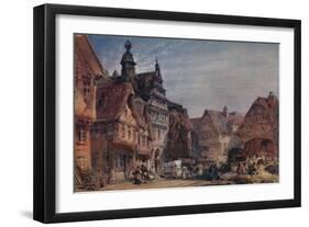 'Giessen on the Lahn', c1874-William Callow-Framed Giclee Print