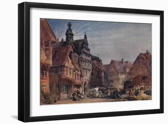 'Giessen on the Lahn', c1874-William Callow-Framed Giclee Print