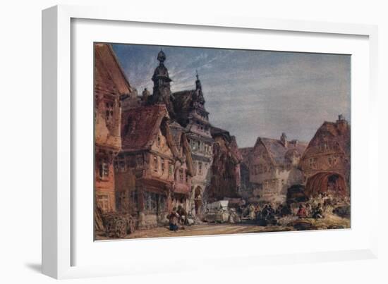 'Giessen on the Lahn', c1874-William Callow-Framed Giclee Print