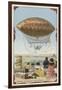 Giffard's Dirigible Airship, 1852-null-Framed Giclee Print