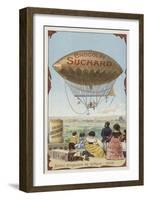 Giffard's Dirigible Airship, 1852-null-Framed Giclee Print