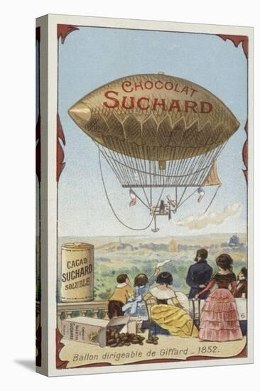 Giffard's Dirigible Airship, 1852-null-Stretched Canvas