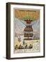 Giffard's Tethered Balloon at the Exposition Universelle, Paris, 1878-null-Framed Giclee Print