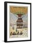 Giffard's Tethered Balloon at the Exposition Universelle, Paris, 1878-null-Framed Giclee Print