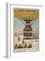 Giffard's Tethered Balloon at the Exposition Universelle, Paris, 1878-null-Framed Giclee Print