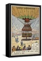 Giffard's Tethered Balloon at the Exposition Universelle, Paris, 1878-null-Framed Stretched Canvas