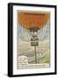 Giffard's Tethered Balloon at the International Exposition, Paris, 1867-null-Framed Giclee Print