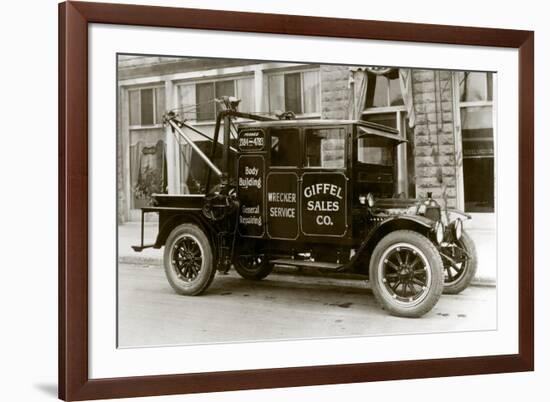 Giffel Sales Co. Wrecker Service-null-Framed Art Print